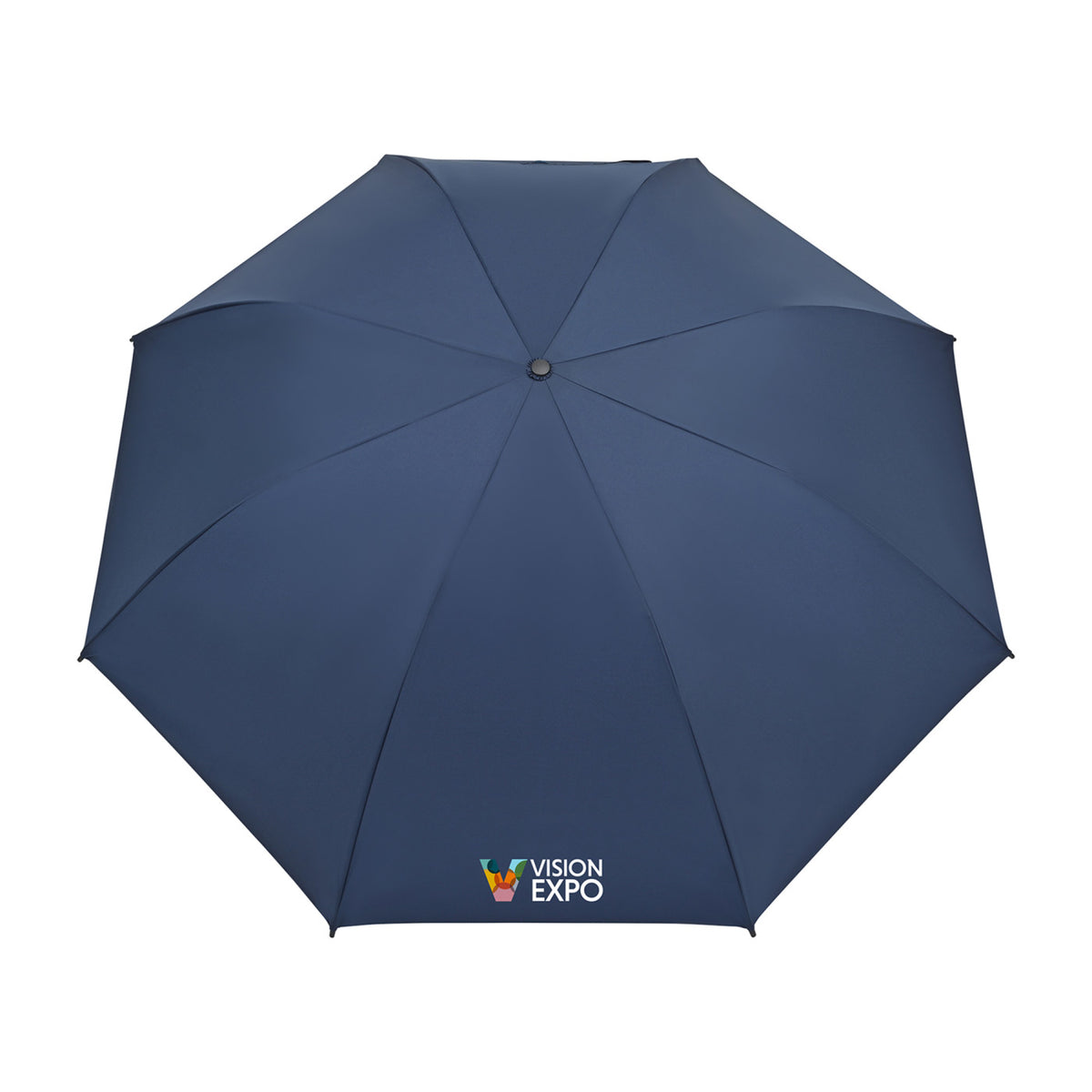 Oversized Auto Open Folding Umbrella, 58 Inch Transfer - Navy - View 2