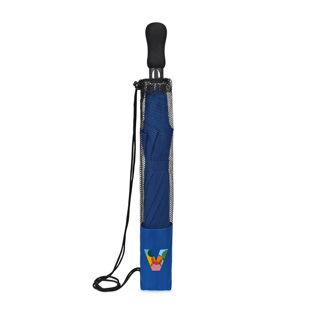 Oversized Auto Open Folding Umbrella, 58 Inch Transfer - Royal Blue - View 3