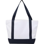 Oversized Coastal Tote in Recycled Polyester - Navy - Back
