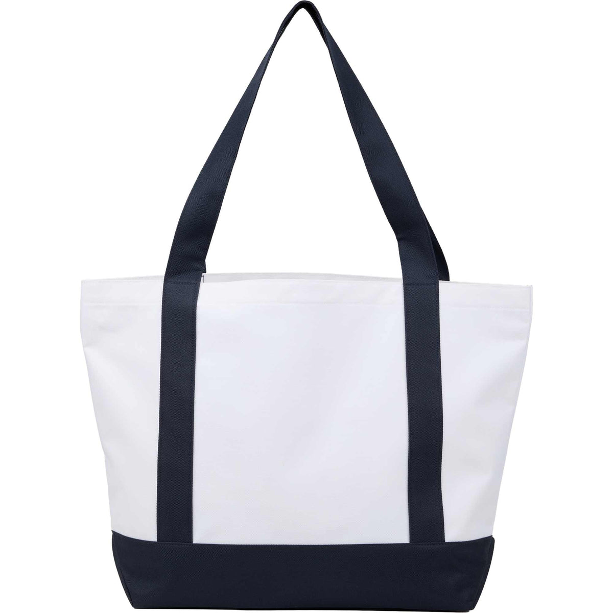 Oversized Coastal Tote in Recycled Polyester - Navy - Back