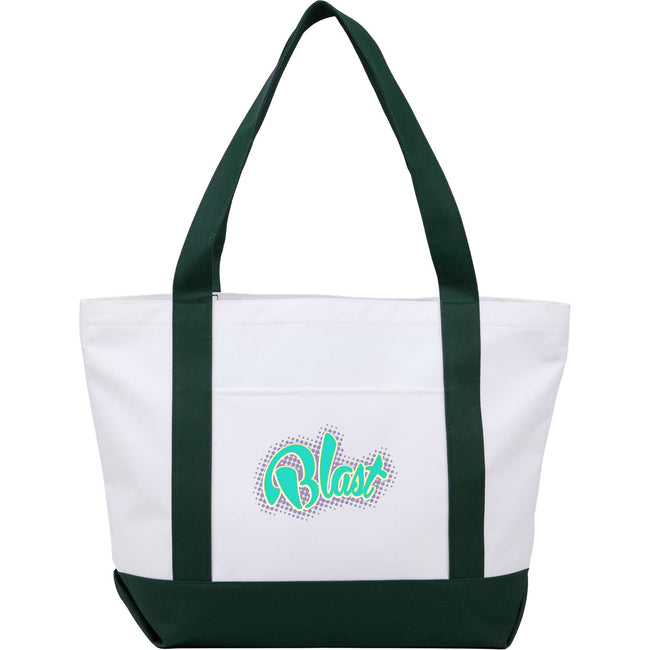Oversized Coastal Tote in Recycled Polyester Transfer