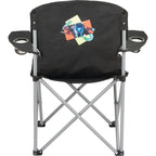 Oversized Folding Chair, 500 lb Capacity Transfer - Black - Photo