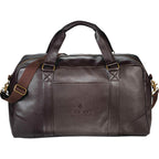Oxford Executive Weekender Duffel Bag, 20 Inches - Brown - Front