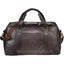 Oxford Executive Weekender Duffel Bag, 20 Inches Debossing - Brown - Front