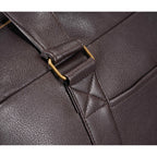 Oxford Executive Weekender Duffel Bag, 20 Inches Debossing - Brown - Photo 3