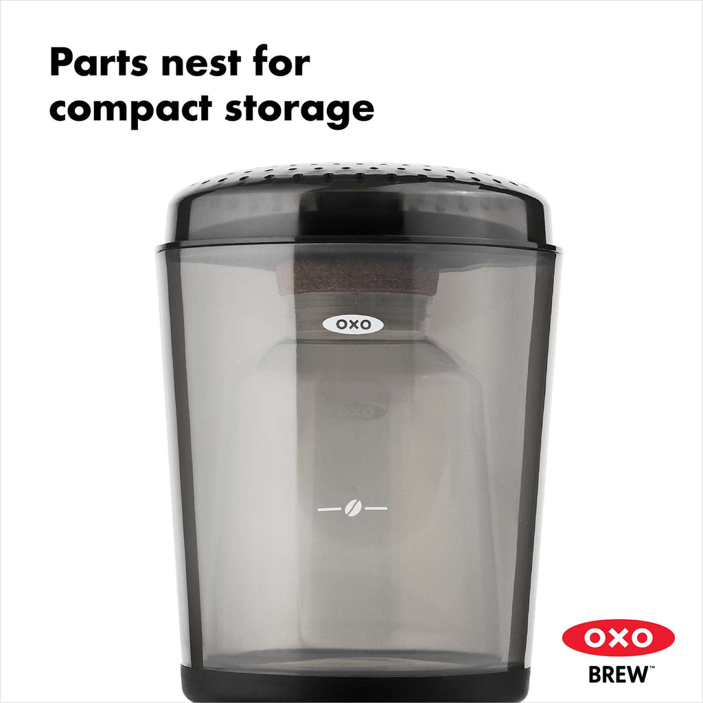 OXO Brew Compact Cold Brew Maker with Glass Carafe - Black - Detail 3
