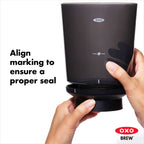 OXO Brew Compact Cold Brew Maker with Glass Carafe - Black - Detail 5