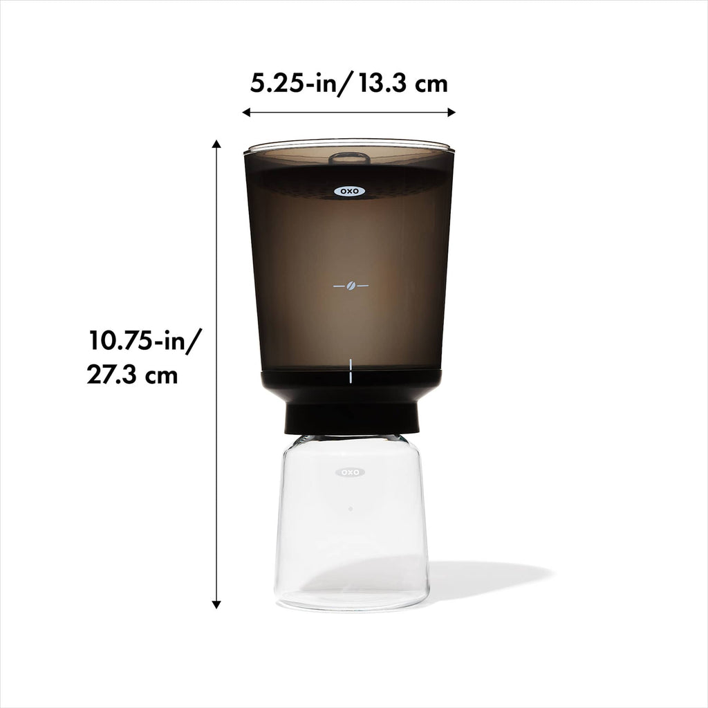 OXO Brew Compact Cold Brew Maker with Glass Carafe - Black - Detail 6