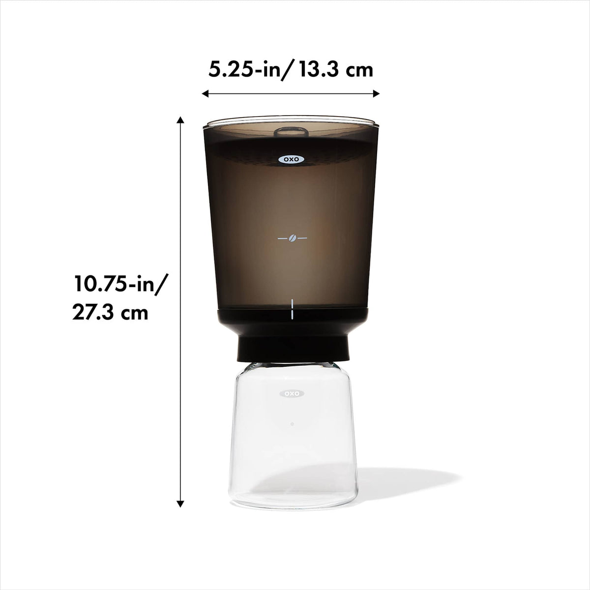 OXO Brew Compact Cold Brew Maker with Glass Carafe - Black - Detail 6