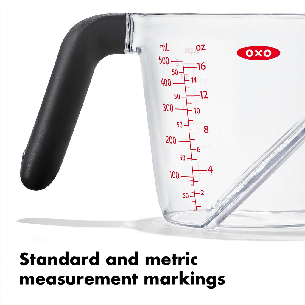 OXO Good Grips Angled Measuring Cup, 2 Cup - Clear - Detail 4
