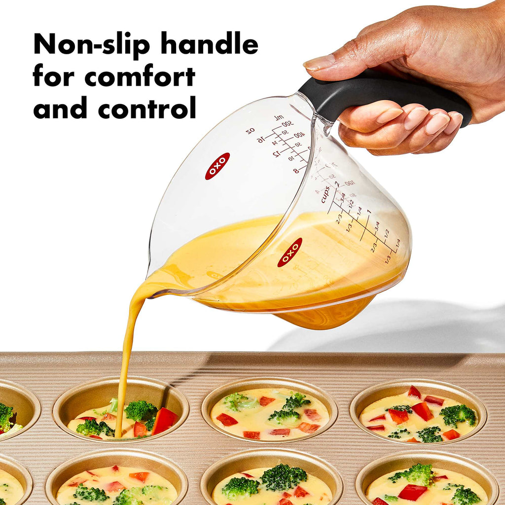 OXO Good Grips Angled Measuring Cup, 2 Cup - Clear - Detail 5