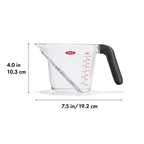 OXO Good Grips Angled Measuring Cup, 2 Cup - Clear - Detail