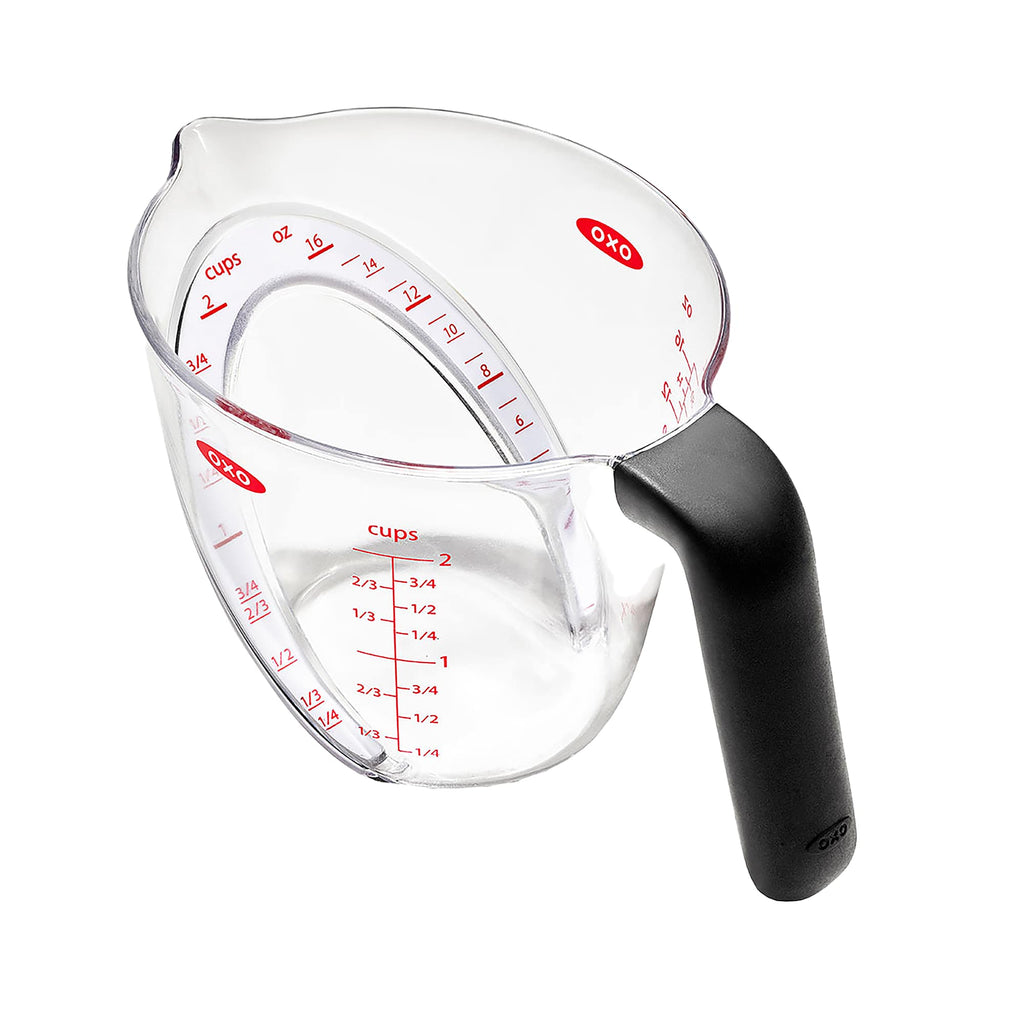 OXO Good Grips Angled Measuring Cup, 2 Cup - Clear - Left Angle
