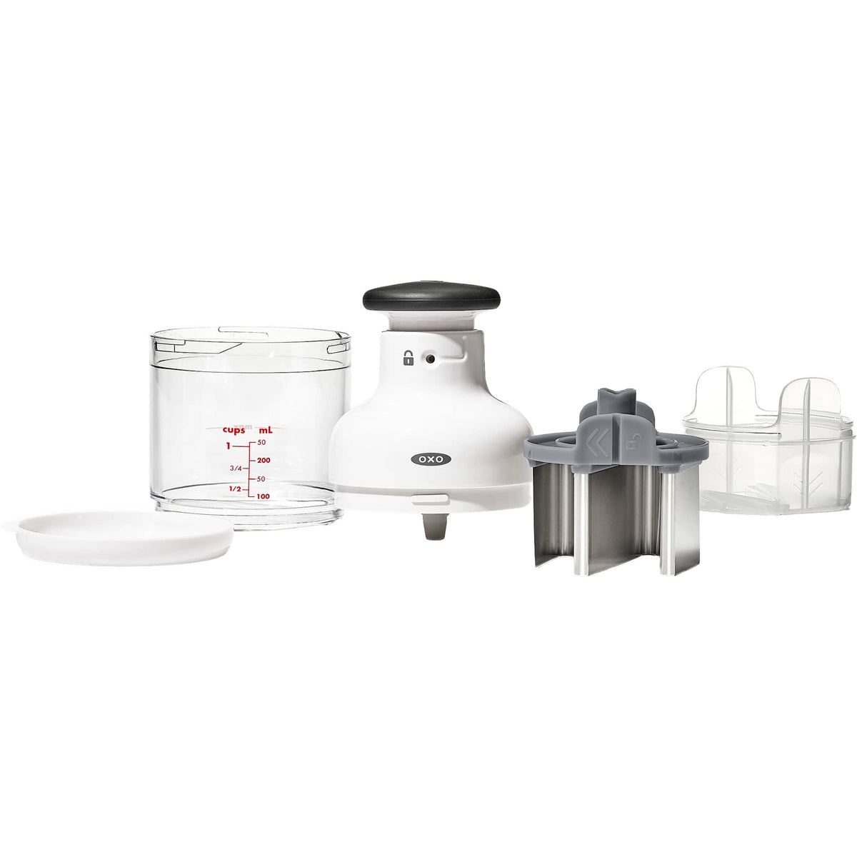 OXO Good Grips Food Chopper with Measuring Cup - White - Photo 13