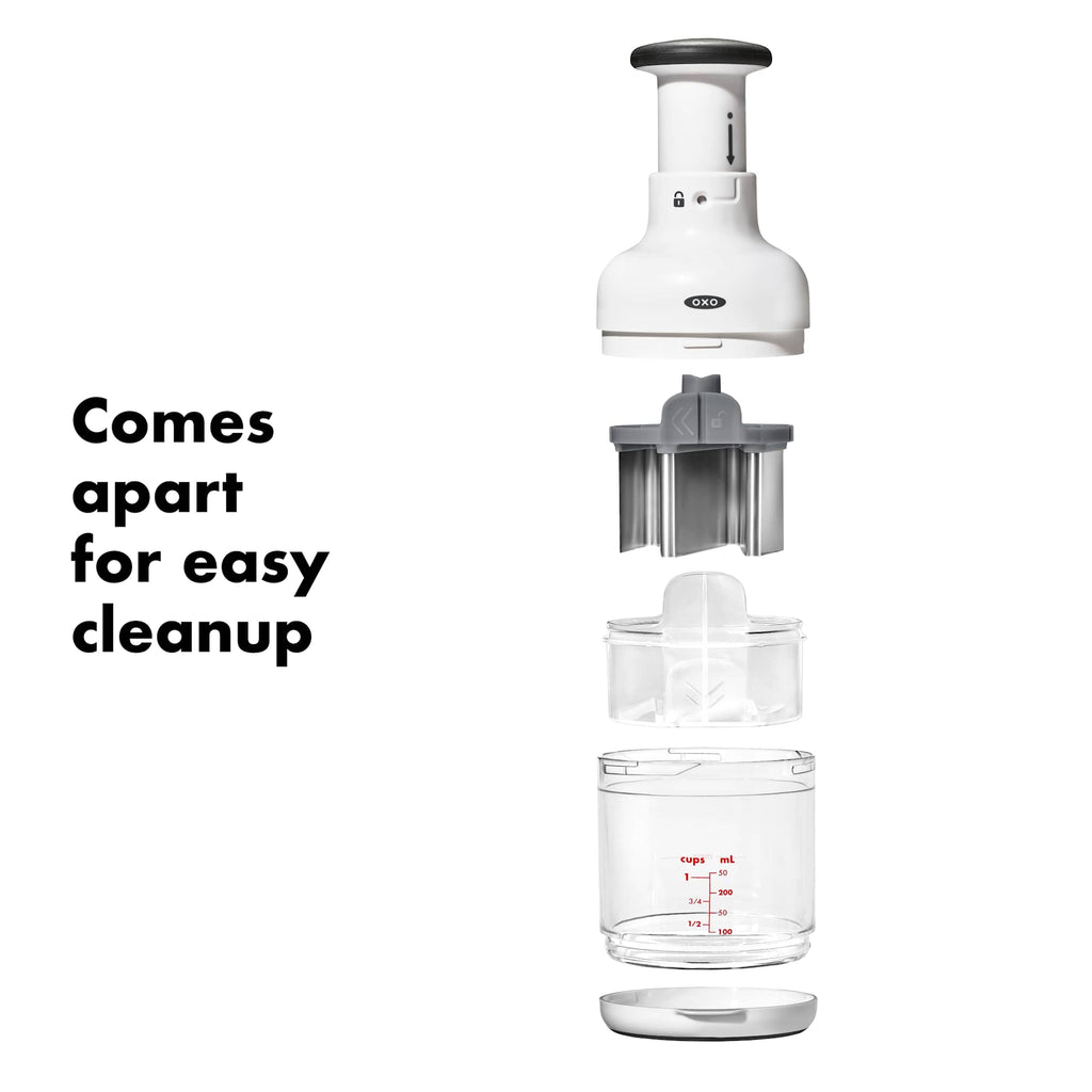 OXO Good Grips Food Chopper with Measuring Cup - White - Photo 4