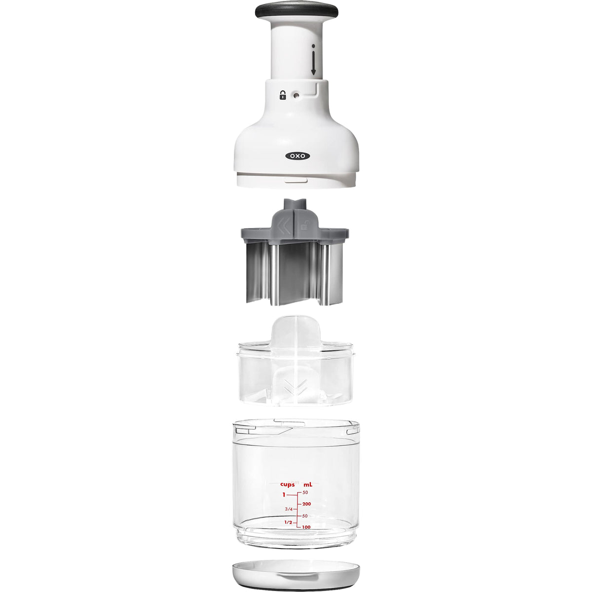 OXO Good Grips Food Chopper with Measuring Cup - White - Photo 7