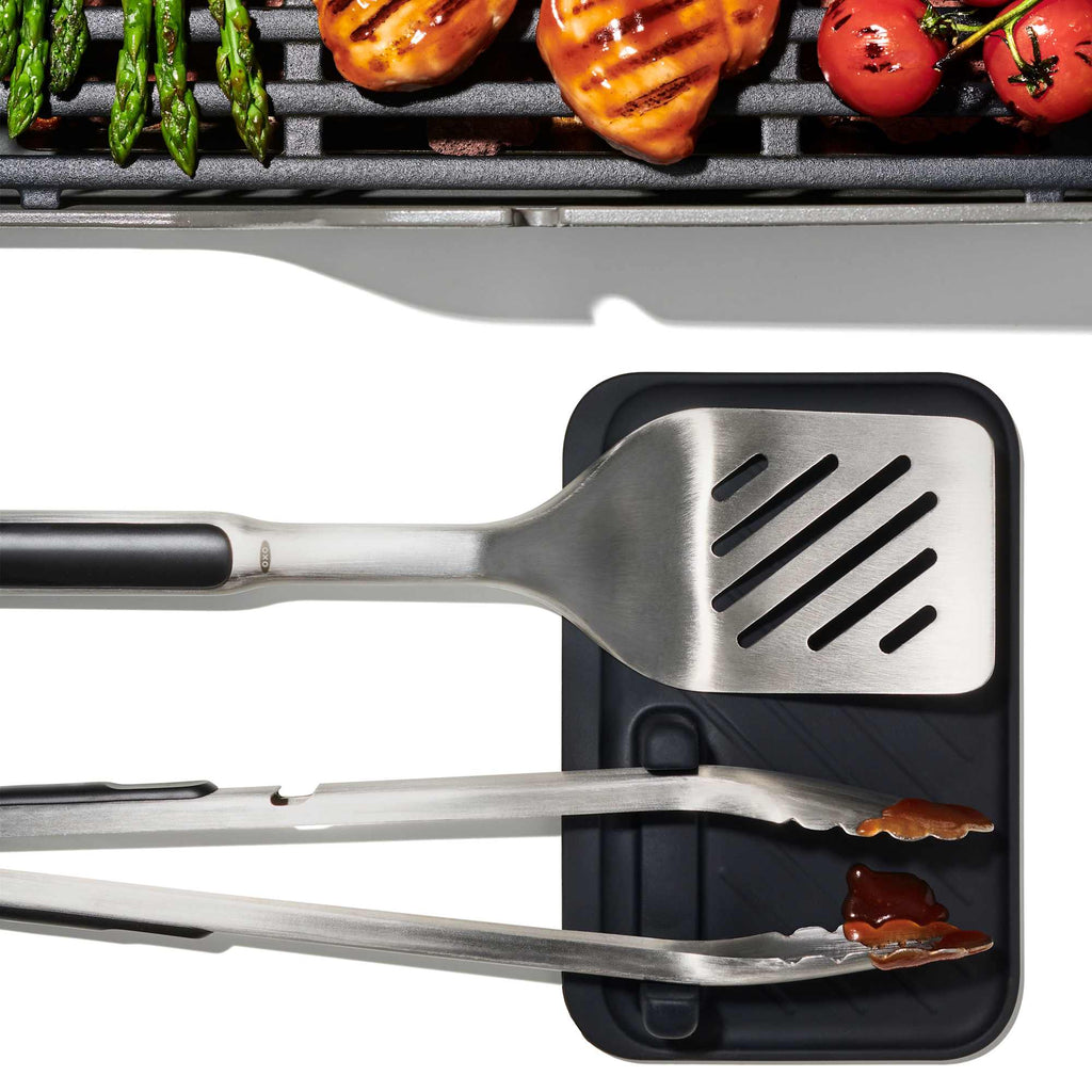 OXO Good Grips Grilling Tool Set, 3 Pieces Laser Engraving - Black - Detail 3