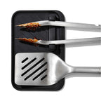 OXO Good Grips Grilling Tool Set, 3 Pieces Laser Engraving - Black - Detail 4