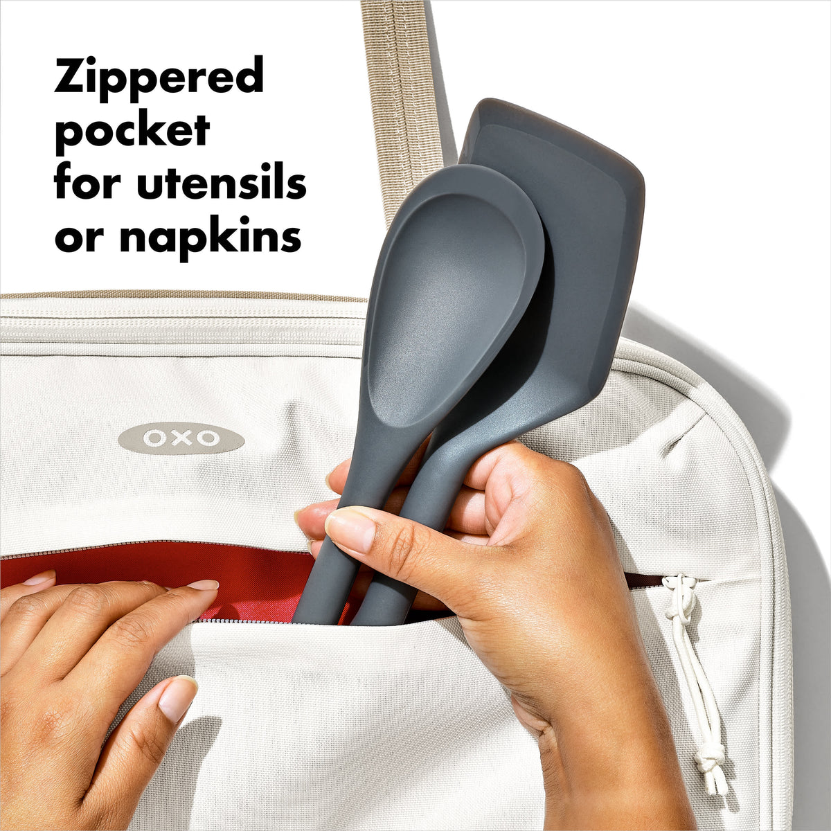 OXO Good Grips Insulated Casserole Carrier Transfer - Tan - Photo 10