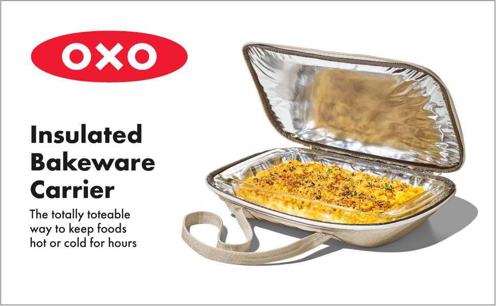 OXO Good Grips Insulated Casserole Carrier Transfer - Tan - Photo 11