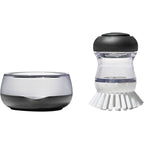 OXO Good Grips Soap Dispensing Palm Brush with Holder - Black - Photo 10