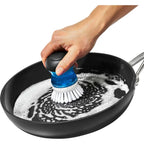 OXO Good Grips Soap Dispensing Palm Brush with Holder - Black - Photo 15
