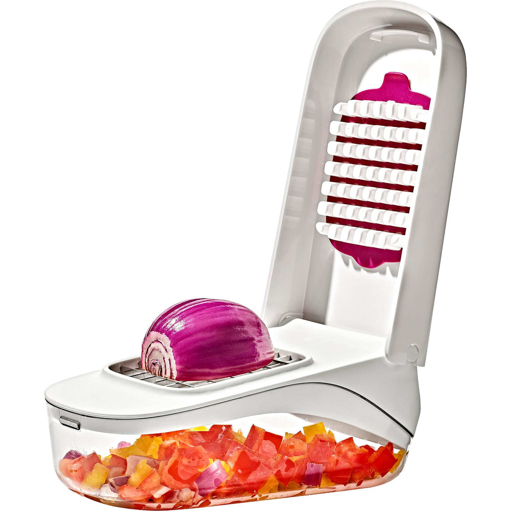OXO Good Grips Vegetable Chopper with Pour Spout, 2.5 Cup - White - Photo 11