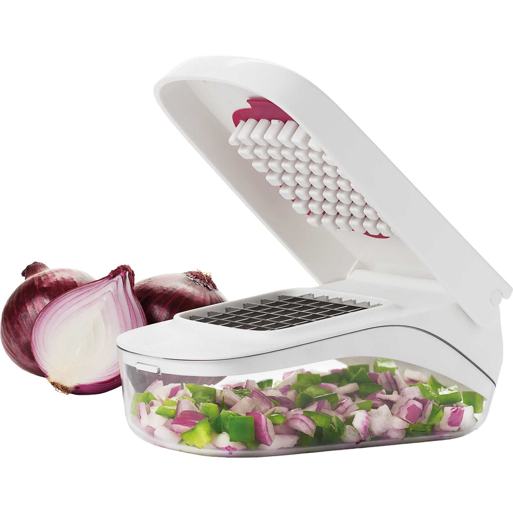 OXO Good Grips Vegetable Chopper with Pour Spout, 2.5 Cup - White - Photo 12
