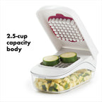 OXO Good Grips Vegetable Chopper with Pour Spout, 2.5 Cup - White - Photo 16