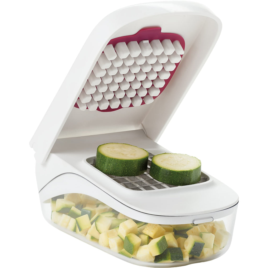 OXO Good Grips Vegetable Chopper with Pour Spout, 2.5 Cup - White - Photo 19