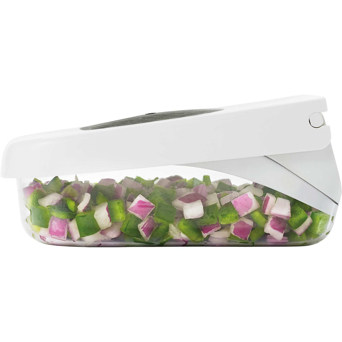 OXO Good Grips Vegetable Chopper with Pour Spout, 2.5 Cup - White - Photo 21