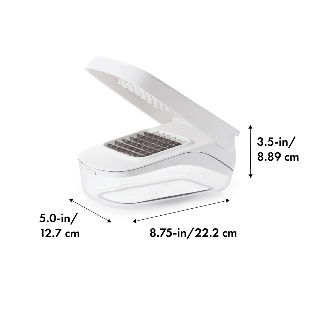 OXO Good Grips Vegetable Chopper with Pour Spout, 2.5 Cup - White - Photo 3