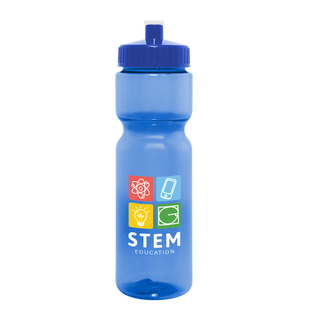 Pace Bottle in Full Color, 28 oz - Blue - Colorbrite