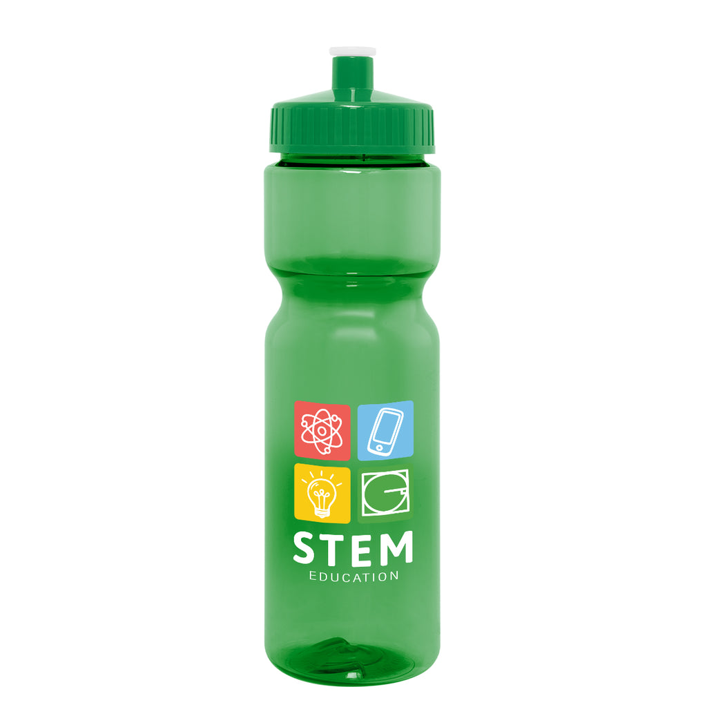 Pace Bottle in Full Color, 28 oz - Green - Colorbrite