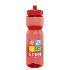 Pace Bottle in Full Color, 28 oz - Red - Colorbrite