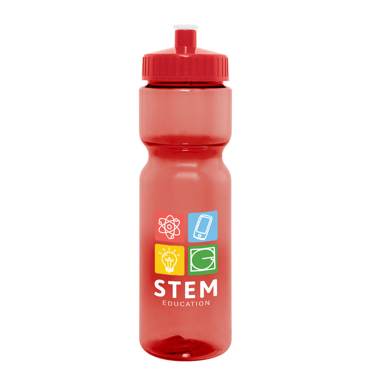 Pace Bottle in Full Color, 28 oz - Red - Colorbrite