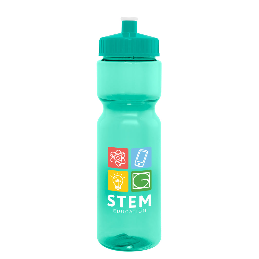 Pace Bottle in Full Color, 28 oz - Teal - Colorbrite
