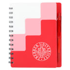 Pace Spiral Notebook with Pockets and Pen, 5 x 7 Inches - Red - Front