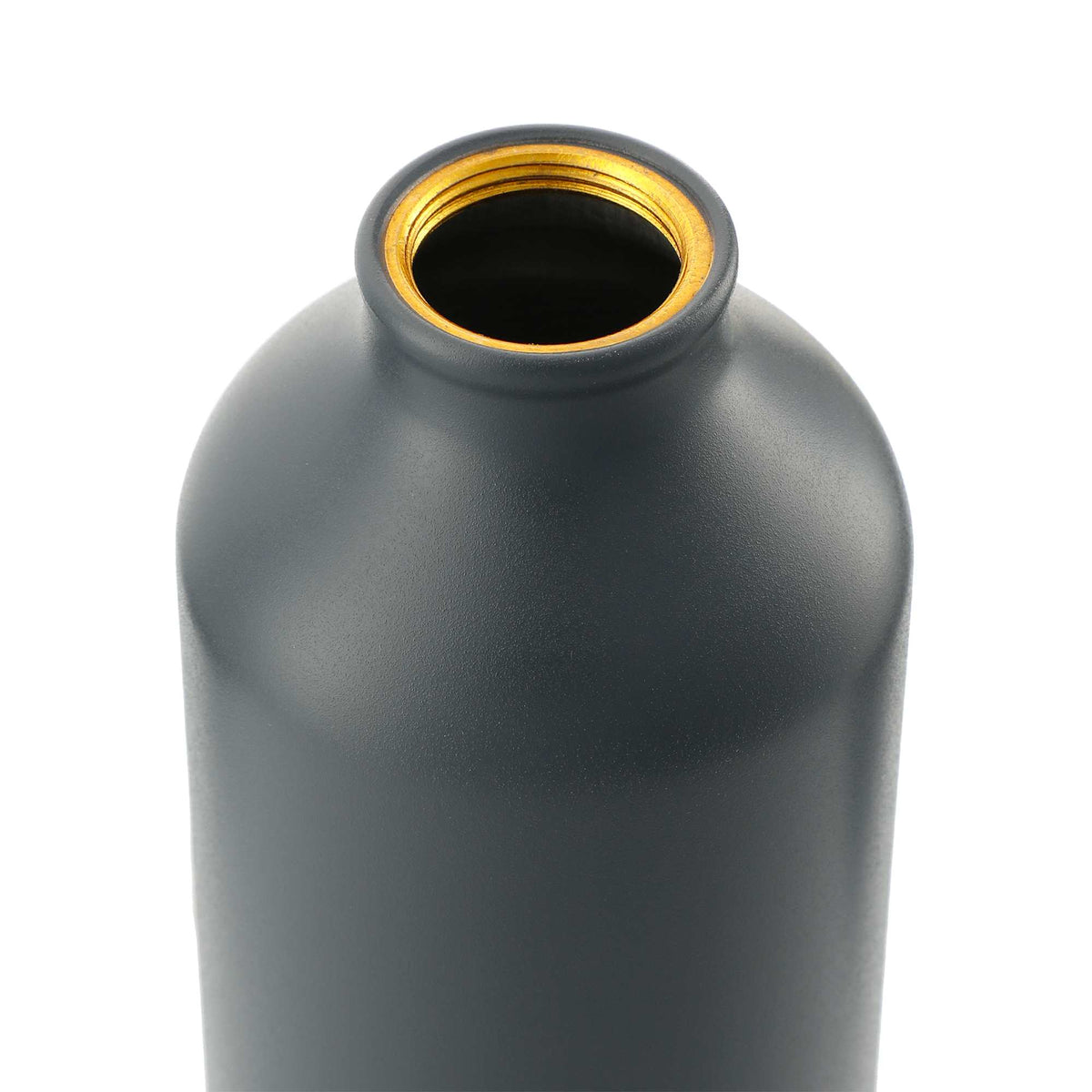 Pacific Aluminum Bottle with No-Contact Tool and Stylus, 26 oz - Gray - Top Open