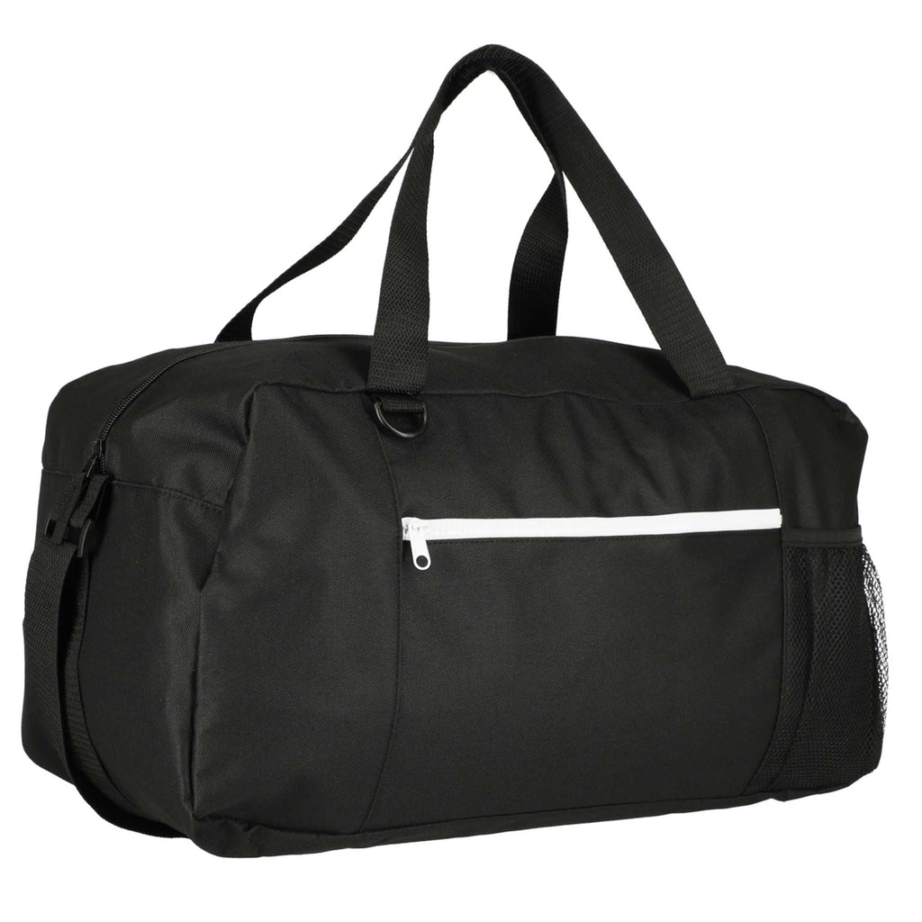 Pacific Sport Duffel Bag in Recycled Polyester - Black - Right Angle