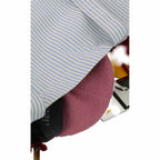 Pacific Striped Recycled Cotton Shopper, 7 oz Transfer - Blue - Detail