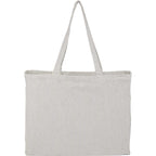 Pacific Striped Recycled Cotton Shopper, 7 oz Transfer - Gray - Propped