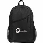 Packable Backpack that Folds into Its Own Pouch Full Color - Black - Front