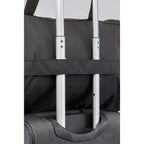 Packable Travel Duffel Bag with Trolley Sleeve - Black - Trolley