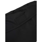 Packable Travel Duffel Bag with Trolley Sleeve Embroidery - Black - Detail Pkg