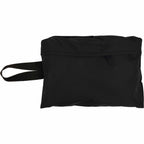 Packable Travel Duffel Bag with Trolley Sleeve Transfer - Black - Front Pkg
