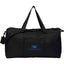 Packable Travel Duffel Bag with Trolley Sleeve Transfer - Black - Front