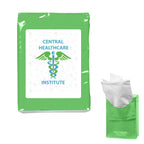 Packet of Tissues, Mini - Green - White_White_Label