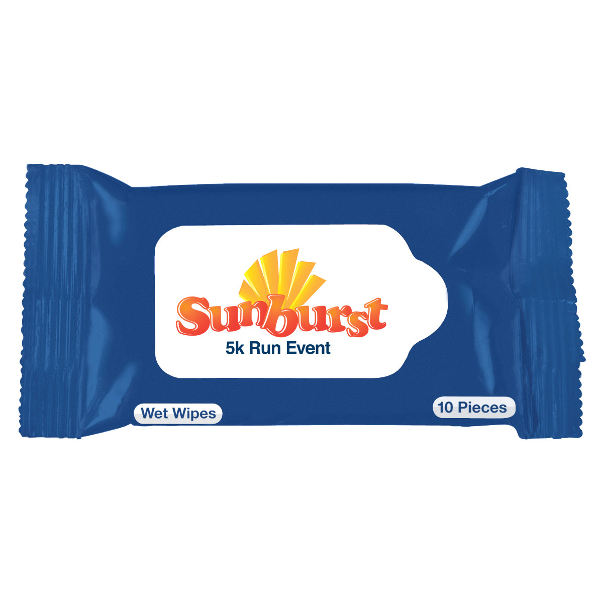 Packet of Wet Wipes - Blue - Full Color