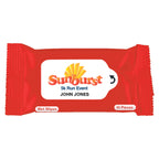 Packet of Wet Wipes - Red - Full Color